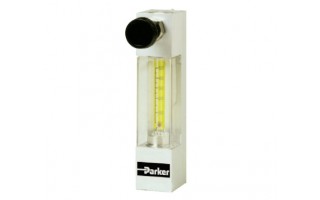 Glass Tube Variable Area Flow Meter Parker P210 Series